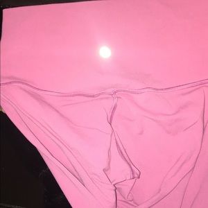 Pink lululemon aligns, like new condition